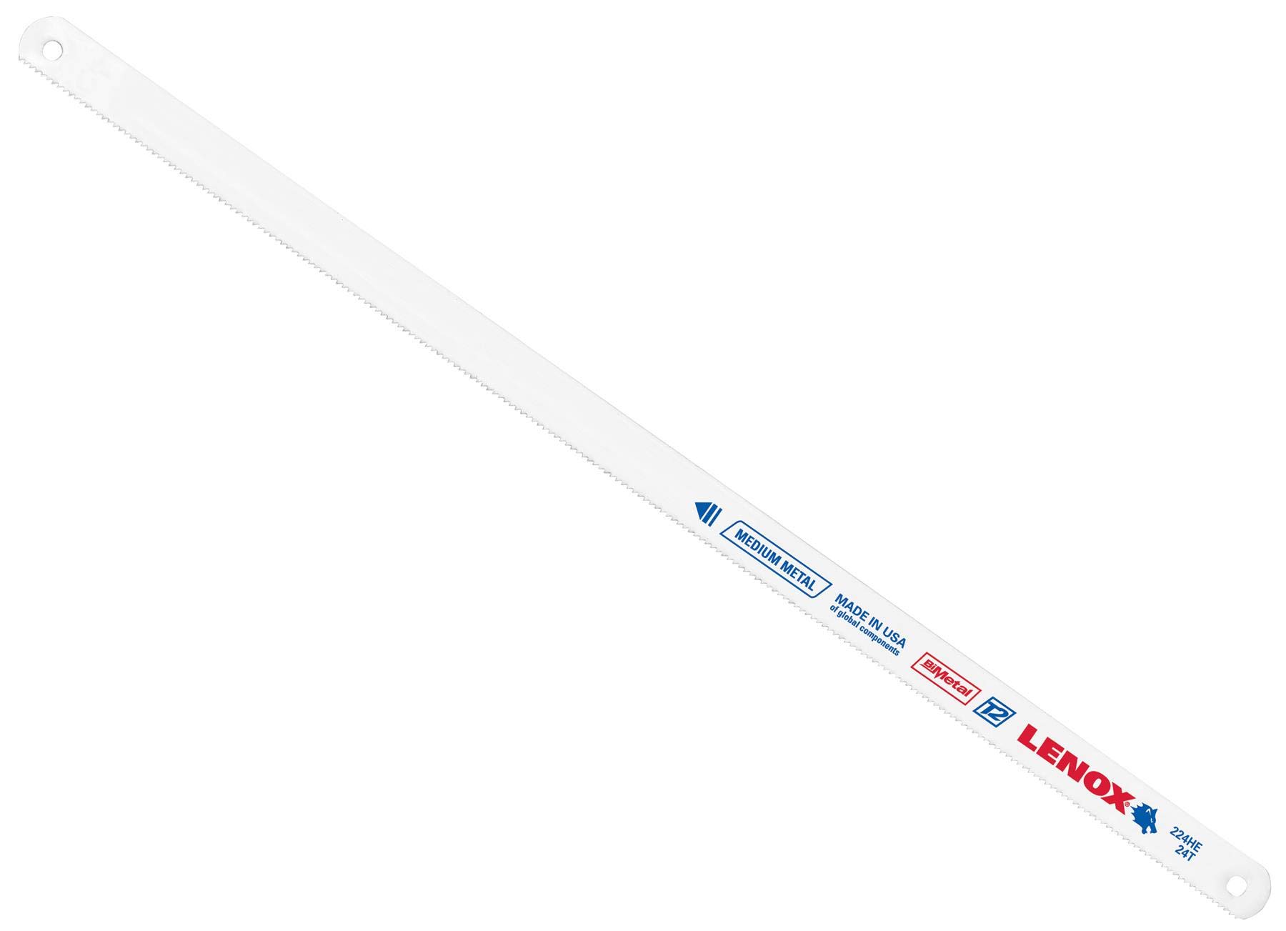 LENOX Tools Hacksaw Blade, 12-Inch, 24 TPI, 2-Pack (20161T224HE